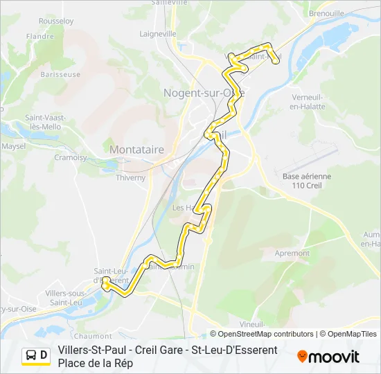 D  Line Map