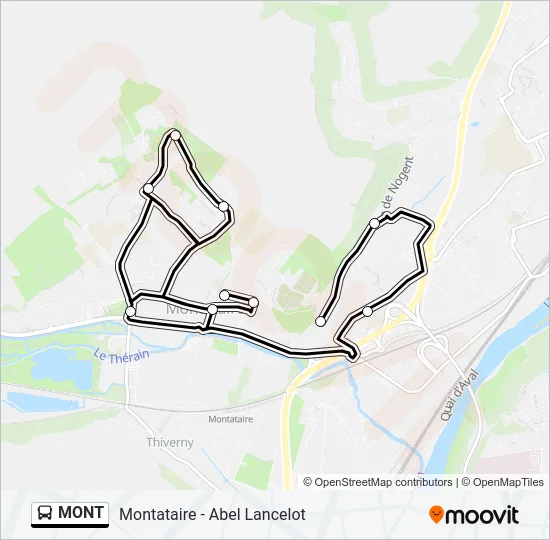 MONT  Line Map