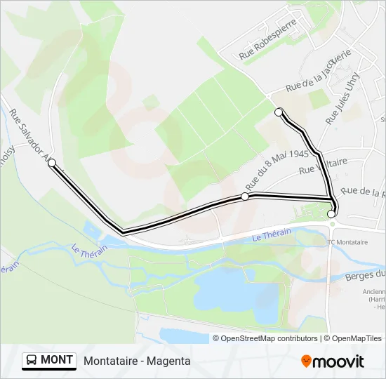 MONT  Line Map