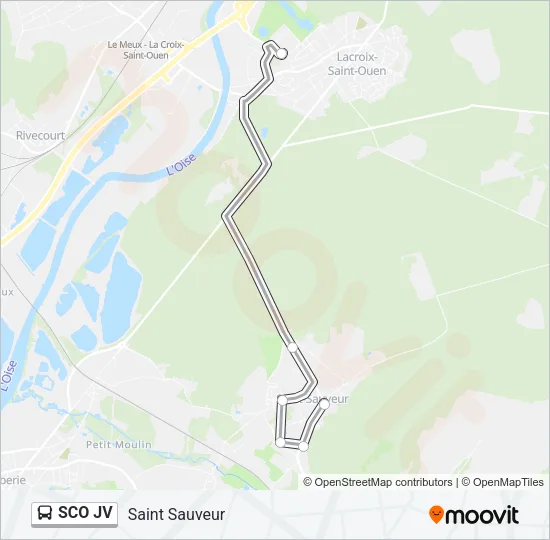 SCO JV Bus Line Map