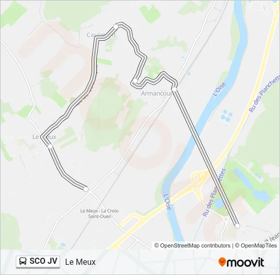 SCO JV Bus Line Map