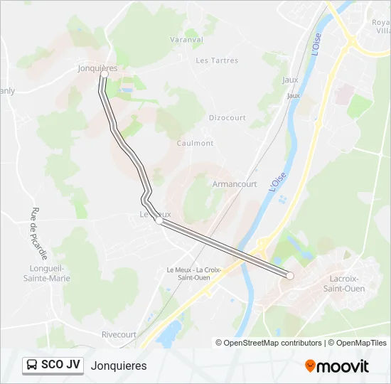 SCO JV Bus Line Map