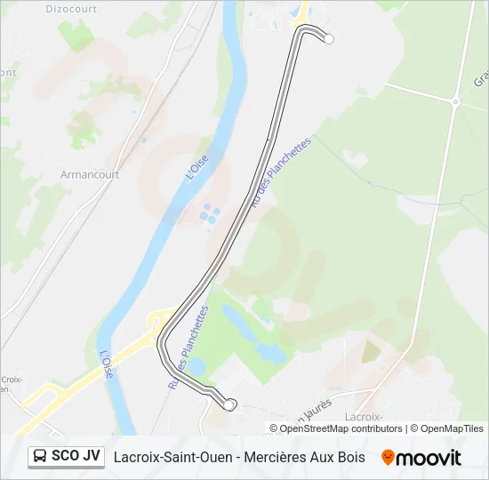 SCO JV Bus Line Map