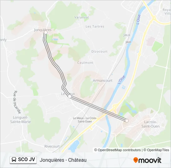SCO JV Bus Line Map