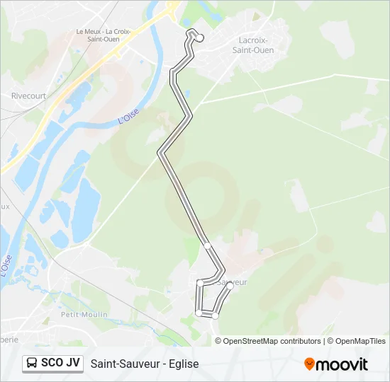 SCO JV Bus Line Map