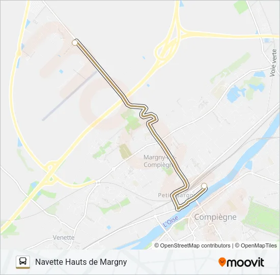 NAVETTE HM Bus Line Map