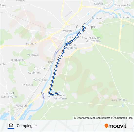 ARC EXPRESS Bus Line Map