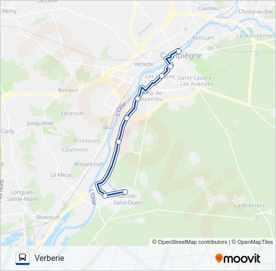 ARC EXPRESS Bus Line Map