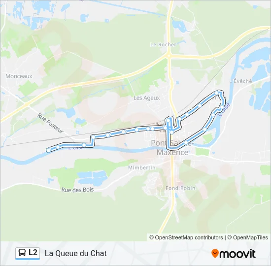 L2 Bus Line Map
