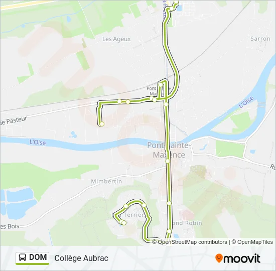 DOM Bus Line Map