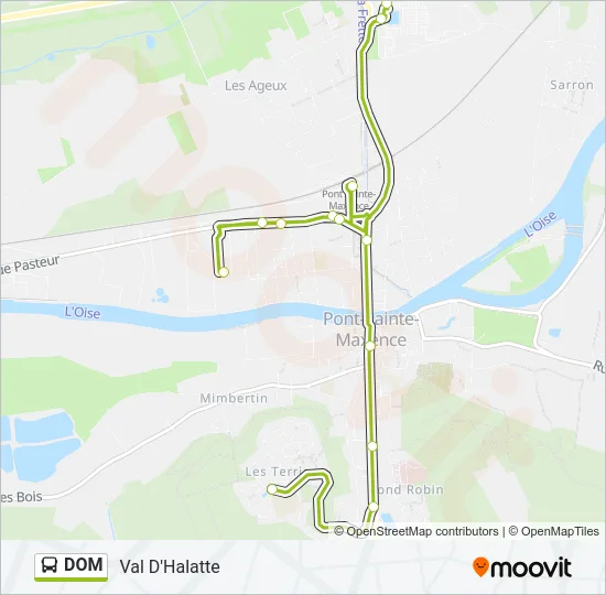 DOM Bus Line Map