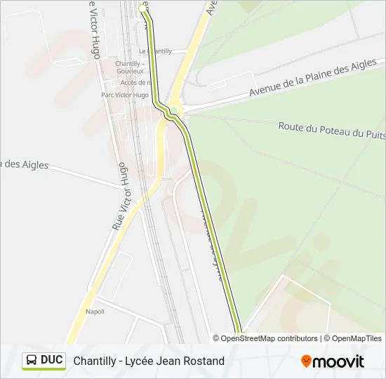 DUC Bus Line Map