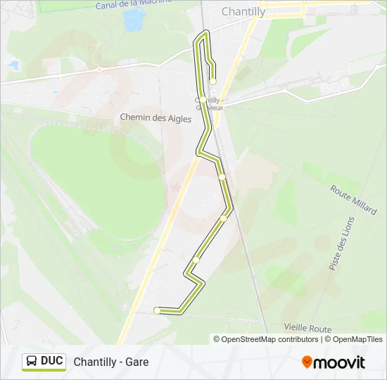 DUC Bus Line Map