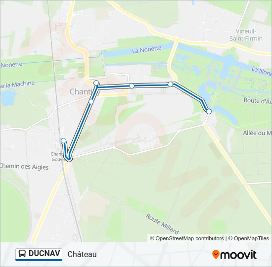 DUCNAV Bus Line Map