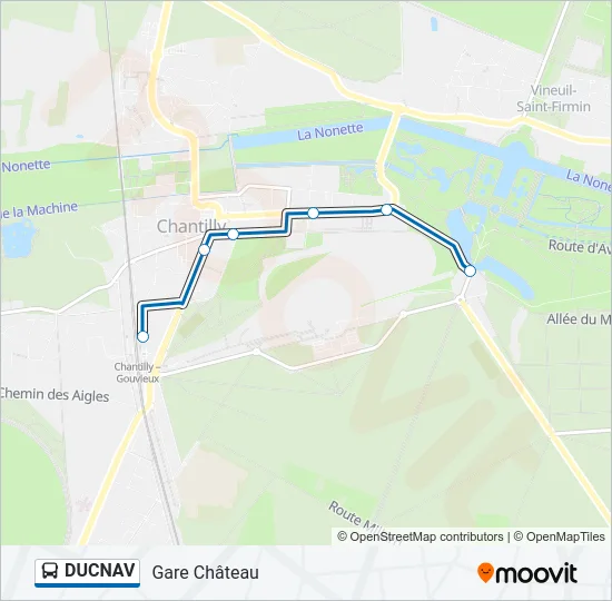 DUCNAV Bus Line Map