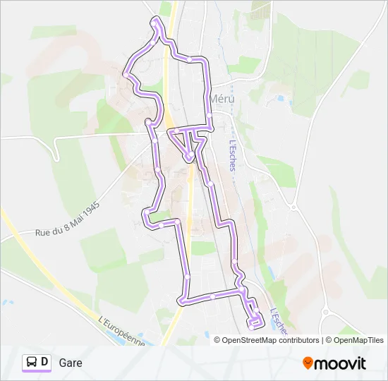 D Bus Line Map