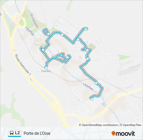 L2 Bus Line Map