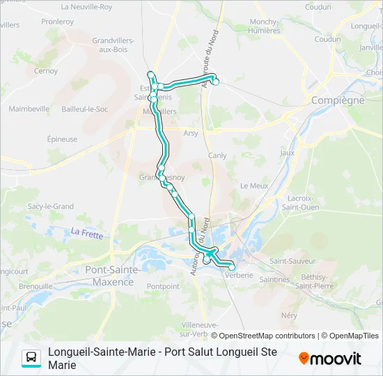 HOPLA LE BUS Bus Line Map