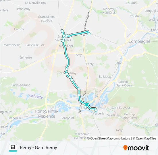HOPLA LE BUS Bus Line Map