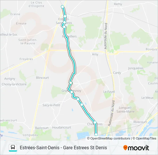 HOPLA LE BUS TAD Bus Line Map