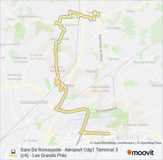 Mapa de FILÉO SF de autobús