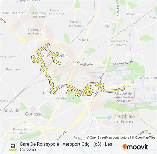 FILÉO GSV Bus Line Map