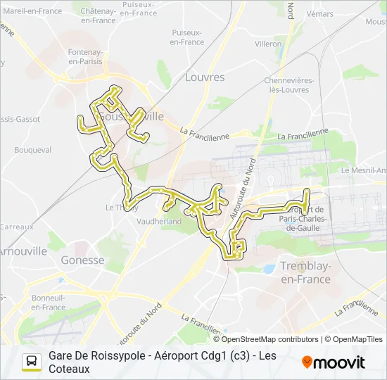 FILÉO GSV Bus Line Map