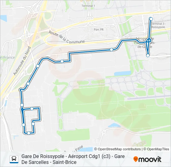 FILÉO SAR Bus Line Map