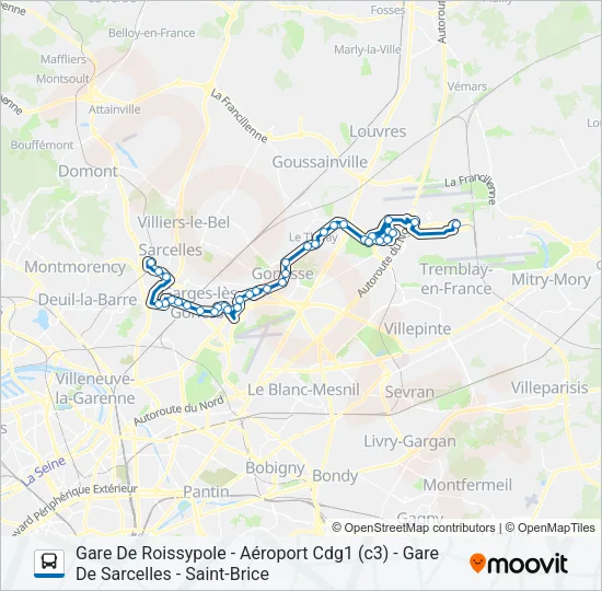 FILÉO SAR Bus Line Map