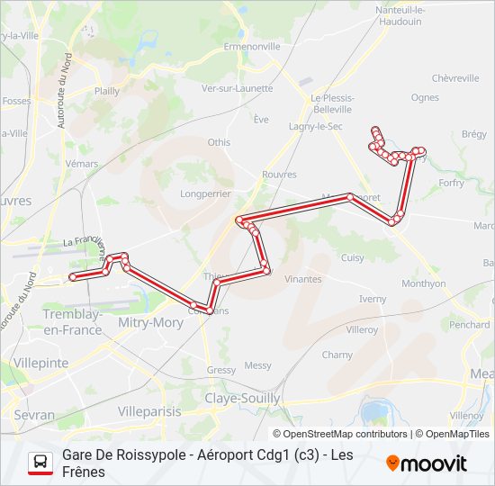 ST-PATHUS Bus Line Map