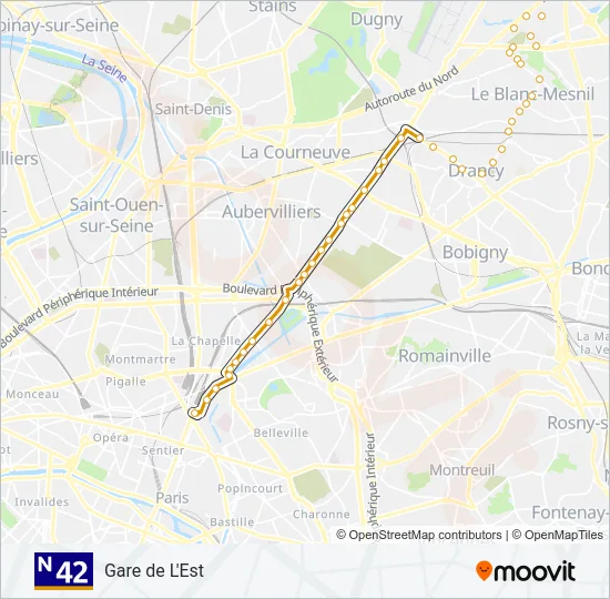 N42  Line Map