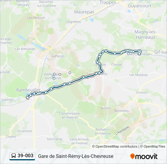39-003 Bus Line Map