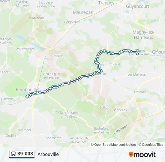 39-003 Bus Line Map