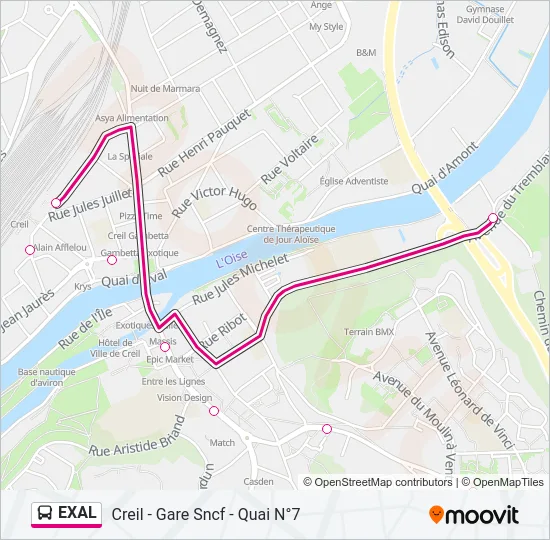 EXAL  Line Map