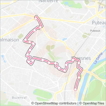 263 Bus Line Map