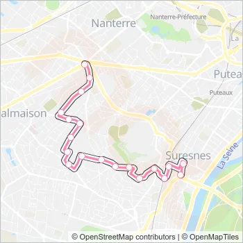 263 Bus Line Map