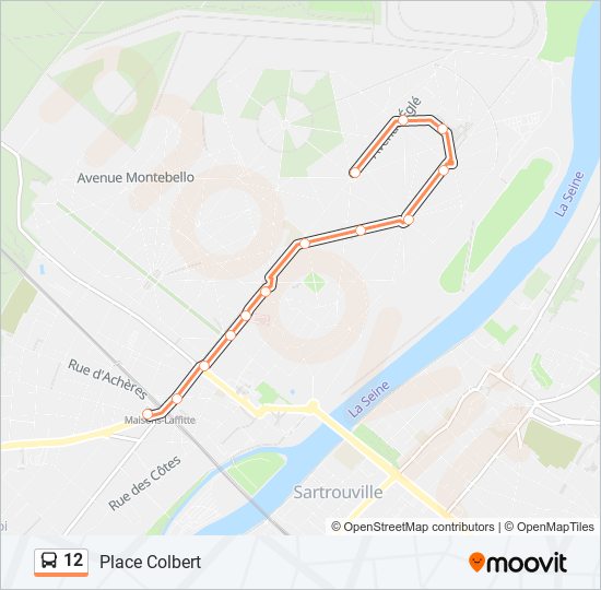 12 Route: Schedules, Stops & Maps - Place Colbert (Updated)