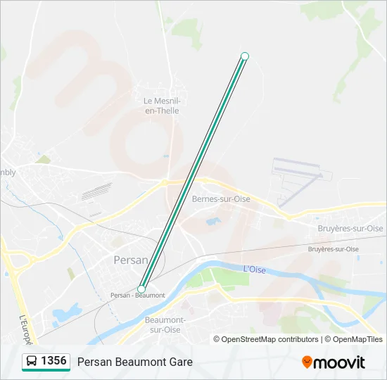 1356 Bus Line Map