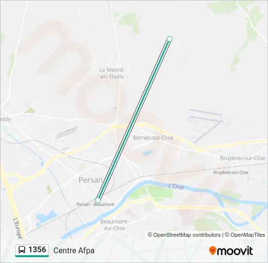 1356 Bus Line Map