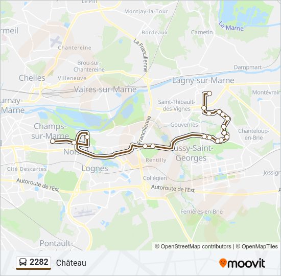 2282 Bus Line Map