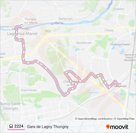 2224 Bus Line Map