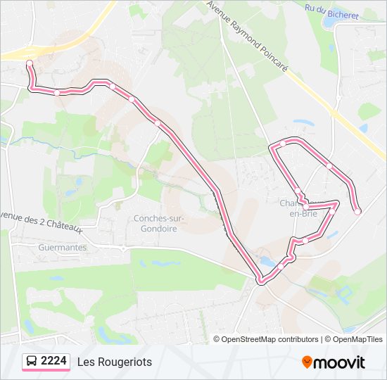 2224 Bus Line Map