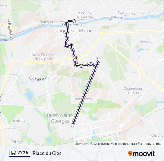 2226 Bus Line Map