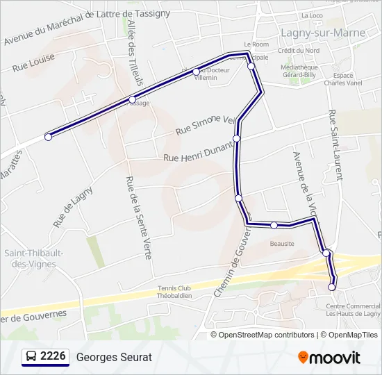 2226 Bus Line Map