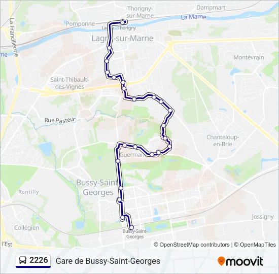 2226 Bus Line Map
