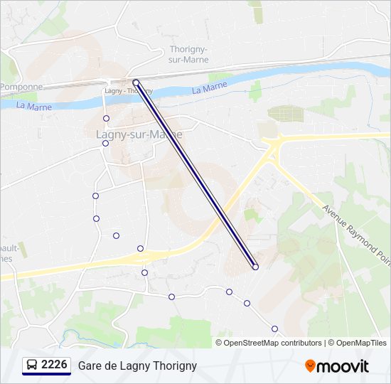 2226 Bus Line Map