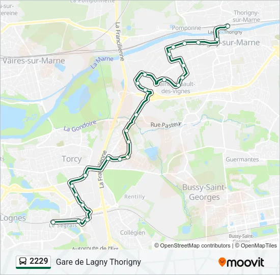 2229 Bus Line Map