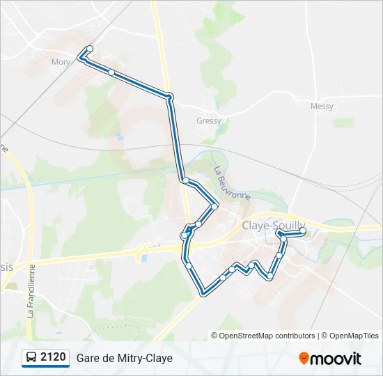 2120 Bus Line Map