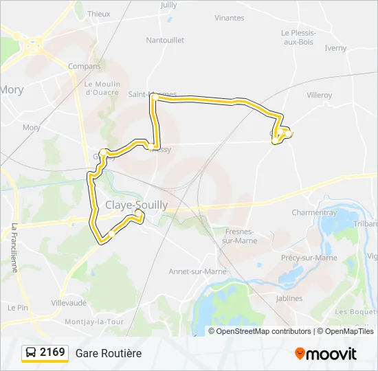 2169 Bus Line Map