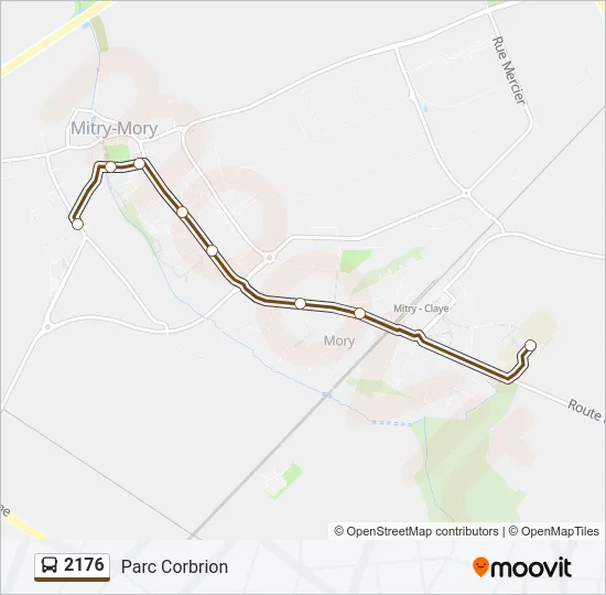 2176 Bus Line Map